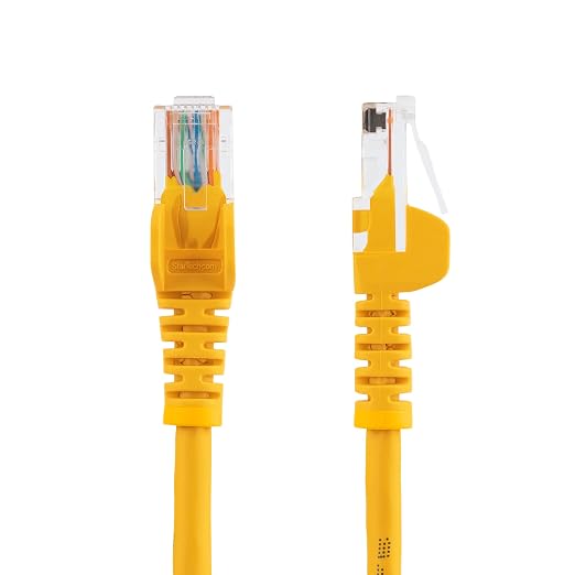 STARTECH.COM 25FT Yellow SNAGLESS CAT5E Patch Cable - Image 2