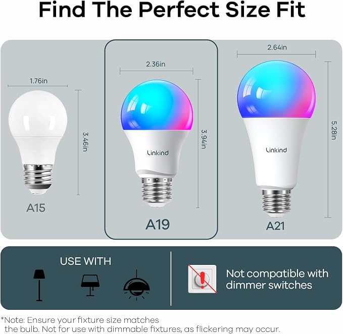 Linkind Smart Light Bulbs, Smart Bulbs Work - Image 6