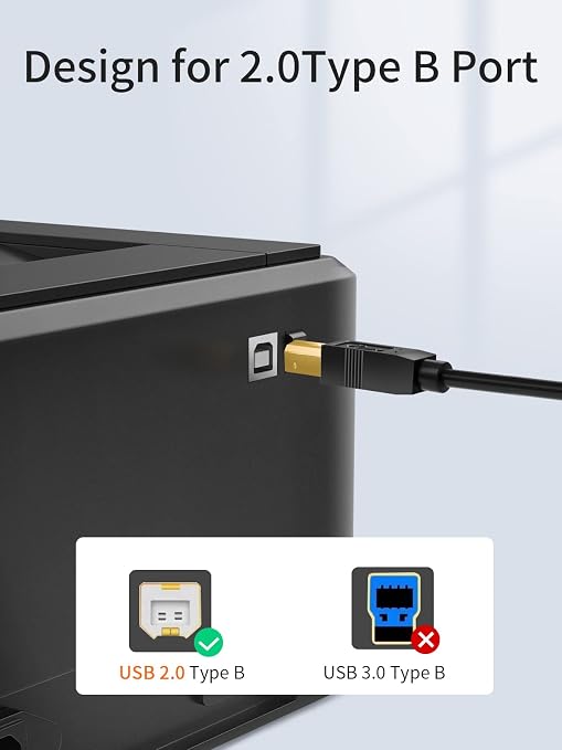 CableCreation USB B to USB C Cable 15FT/4.5M, Printer Cable to USB C, Type B to - Image 7