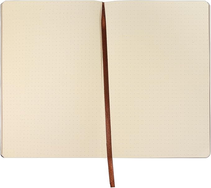 300 Pages Leather Dotted Journal Notebook,Softcover Leather Dotted Journal Notebook for Women Men,300 Pages Notebook for Travel,Business,Work,Office,School Note Taking,5.7'' X 8.3'',rose gold pink