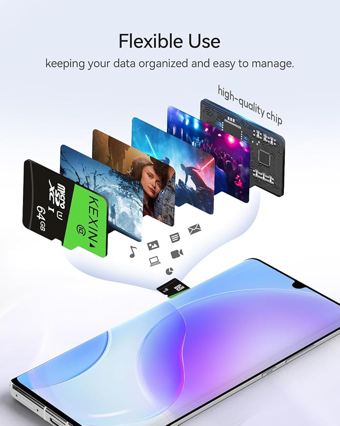 KEXIN 64GB Micro SD Card 3 Pack - Image 6