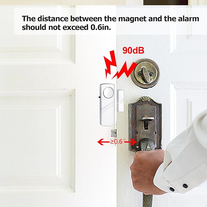 Security Door Window Alarm, Wireless Sensor Door Window Burglar Alarm, Door - Image 2