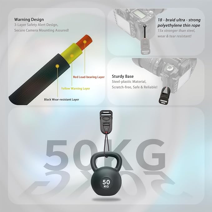 VKO Quick Release Camera Wrist Strap - Image 3