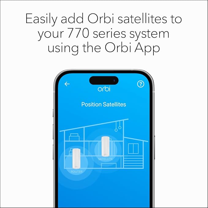 NETGEAR Orbi 770 Series Tri-Band WiFi 7 Mesh Add-on Satellite – Works - Image 6