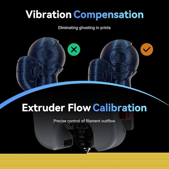 FLASHFORGE Adventurer 5M 3D Printer with Fully Auto Leveling System, Max 600mm/s High-Speed, 280℃ Quick-Detach Nozzle, CoreXY Structure for Superior Print Quality, Rookies & Experts Smart Choice