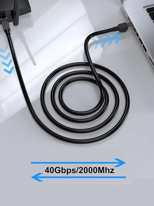 Cat 8 Ethernet Cable 40ft Shielded, Indoor&Outdoor, Heavy Duty High Speed - Image 6