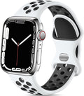 Lerobo Compatible with Apple Watch Band 44mm 45mm 42mm 46mm 49mm, Soft Silicone by Lerobo