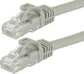 Monoprice Cat5e 14ft Gray Patch Cable UTP 24AWG 350MHz Pure Bare Copper by Monoprice