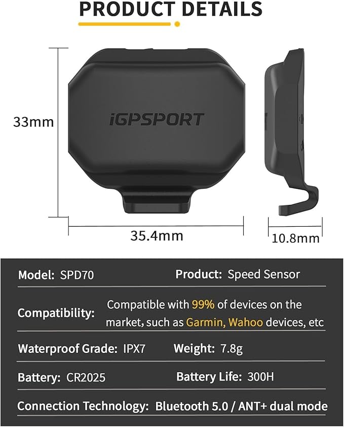 iGPSPORT BSC200S GPS Bike Computer, Wireless Route Navigation 2.4'' Screen - Image 4