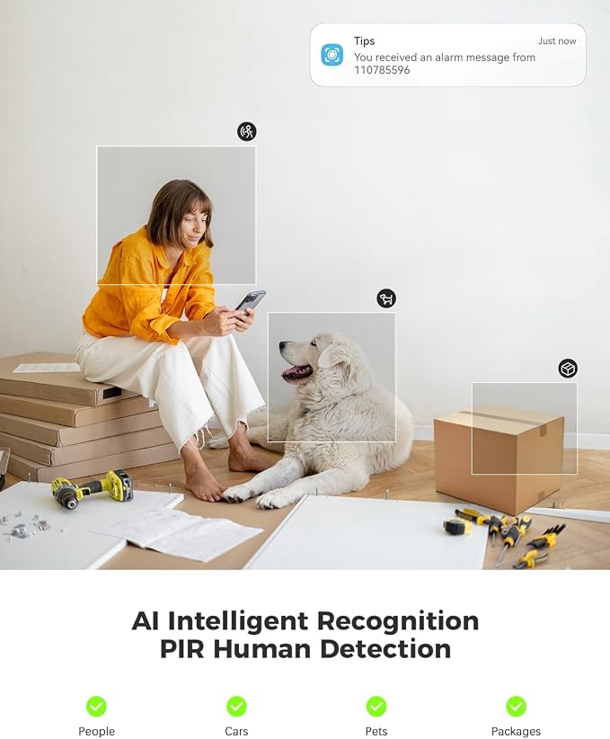 COCOCAM 2K Indoor Pan/Tilt Security Camera - Image 4
