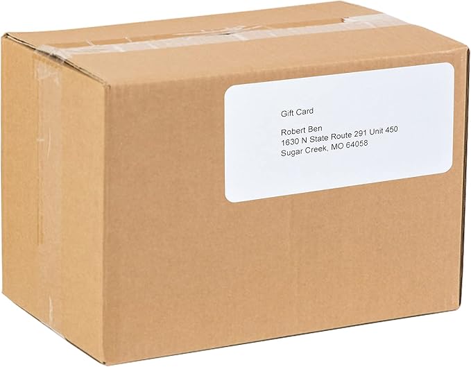 9527 Product 2x4 inch Shipping Labels, 300 Labels per Pack, Laser/Inkjet Compatible, Self-Adhesive