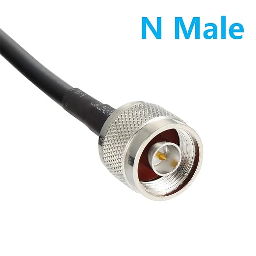 2ft N Male to SMA Male Cable 2PCS, SMA to N Cable 50 ohm Ultra Low Loss KMR240 - Image 3