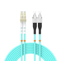 OM3 Fiber Patch Cable 1Meter/4ft, LC/UPC-FC/UPC Fiber Optic Cable Cord LSZH by Buacoz
