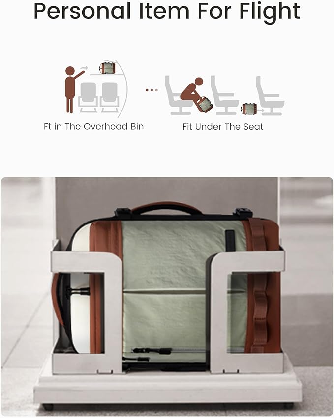 LOVEVOOK 40L Travel Backpack for Women Men, Airline Approved Carry On Luggage - Image 4