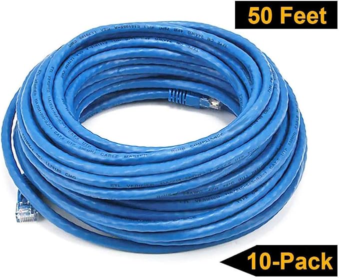 iMBAPrice 25'Cat5e Network Ethernet Patch Cable, 10 Pack - Image 8
