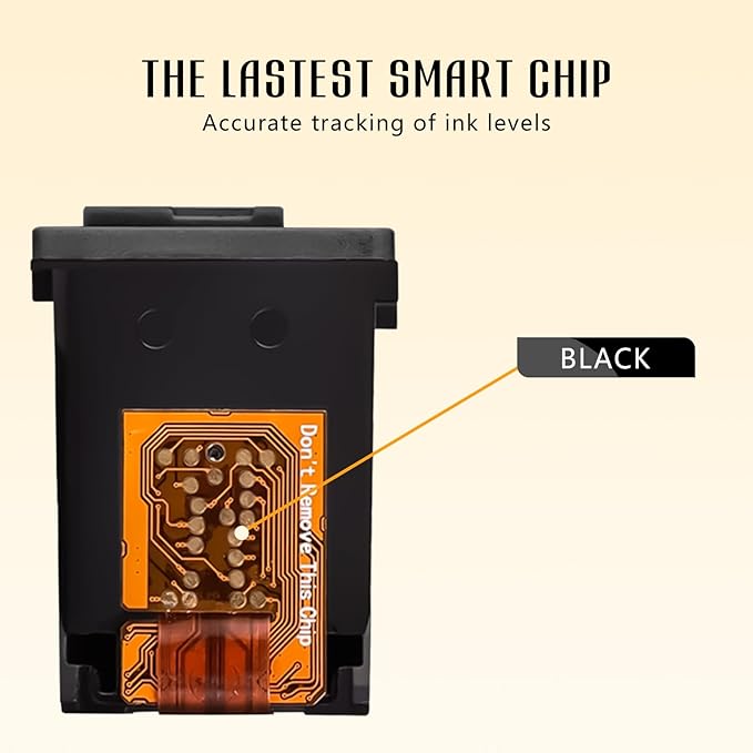 Printer Ink 67XL 67 Black 67XLBlack 2755e Ink Cartridges Replacement for HP Ink 67 67XL HP67 Black Ink Cartridge for HP Printers Fit for Deskjet 2700 2752 2755e 2755 4152 4155 Envy 6000 6055 6058 6075