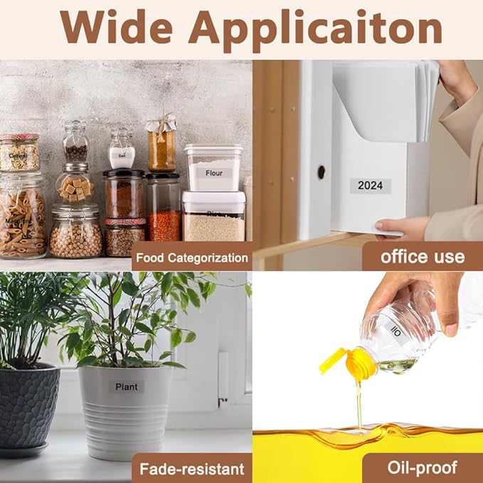 Hehua 18mm 0.7 Laminated Clear Label Tape Compatible for Brother Clear Label Maker Tape TZe-141 TZe141 TZ-141 TZ141 for P Touch PT D400 D450 D600 D610 P710BT, 3/4'' x 26.2ft Black on Clear, 3 Pack