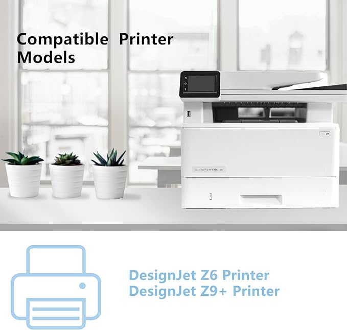 746 Photo Black Ink Cartridge (P2V83A) High Capacity Compatible Ink Cartridge for 746 Z6 & Z9+ Large Format Plotter Printer,300-ml