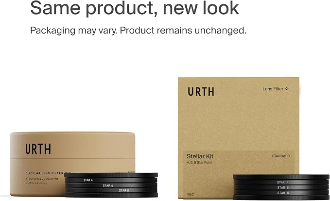 Urth 62mm 3-in-1 Star Lens Filter Kit — 4, 8 Point Starburst Effects - Image 6
