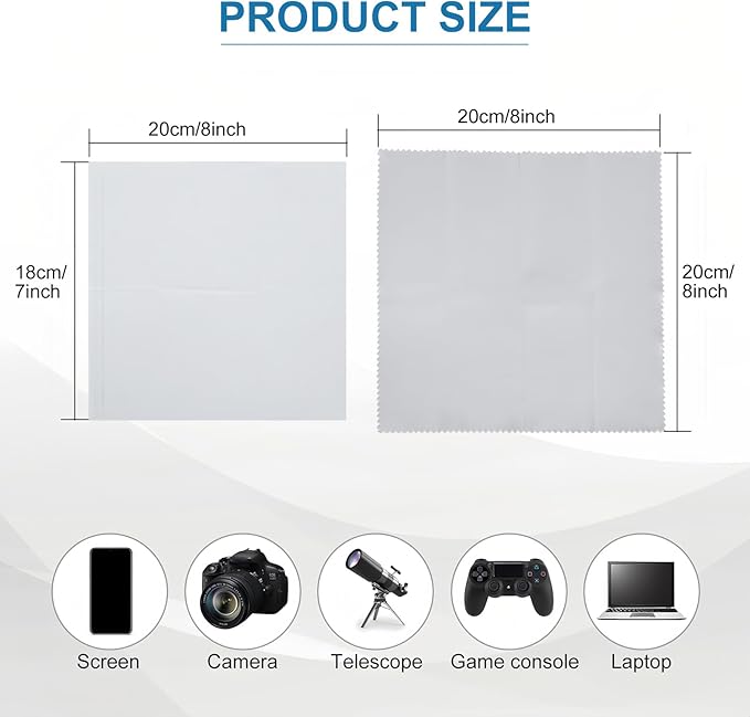 Electonic Wipes Alibeiss Screen Cleaner Wipes (80P,8 * 8inches) for Laptop, Phone, Ipad,TV, Computer Cleaning kit