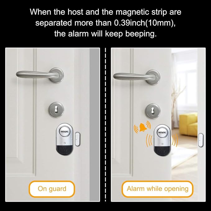 Door Alarms When Opened, 120dB Loud Window Alarms - Image 2