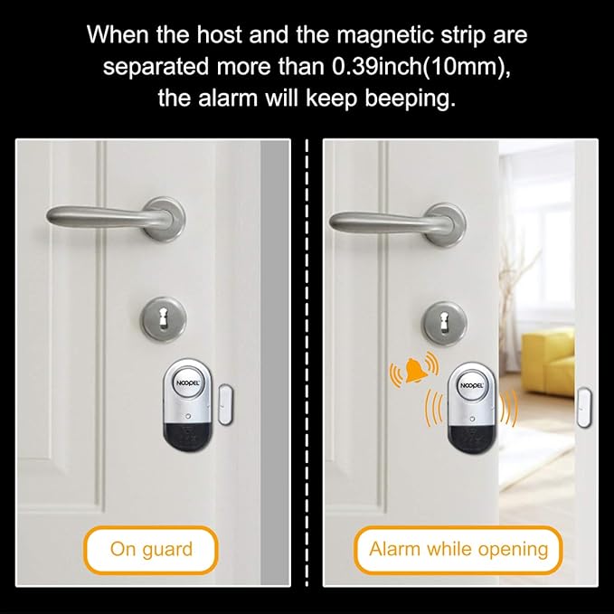 Door Alarms When Opened, 120dB Loud Window Alarms - Image 2