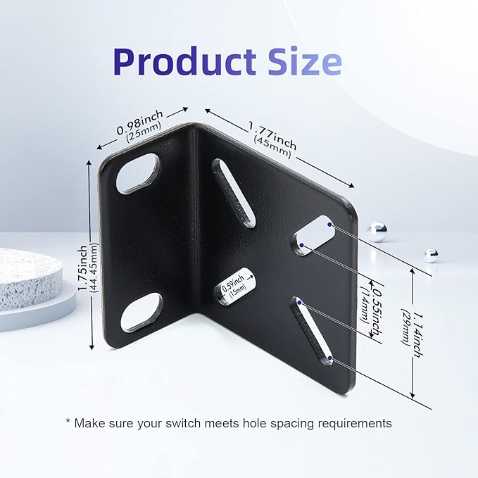 Rack Mount Kit for 17.3 inch Switches, Adjustable Rack Ears for Buffalo Tech - Image 2
