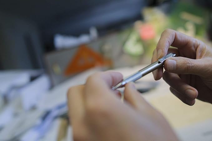 Zebra Pen M-701 Mechanical Pencil, Stainless Steel Barrel, Medium Point, 0.7mm, 1-Pack (59411)