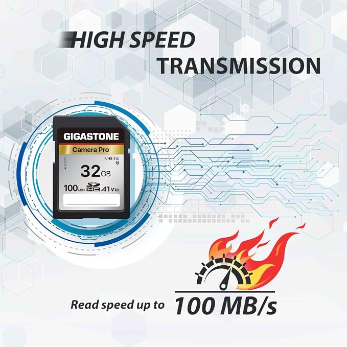 【5-Years Data Recovery】 GIGASTONE 32GB SD Card, Camera Pro, UHS-I A1 V10 SDHC - Image 3