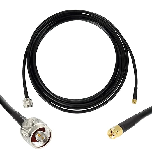 20ft N Male to SMA Male Cable, SMA to N Cable 50 ohm Ultra Low Loss KMR240 - Image 9