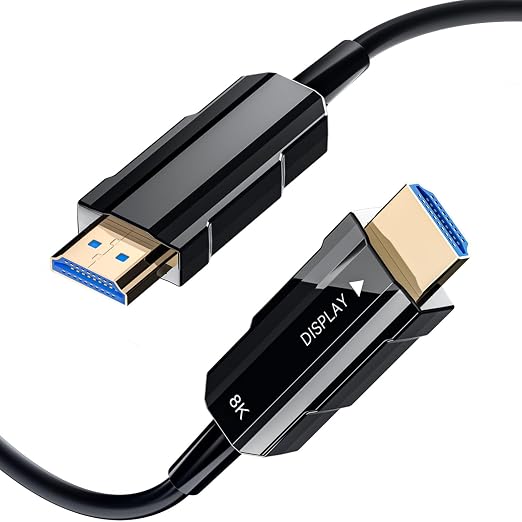 8K HDMI 2.1 Cable 75ft, Long Fiber Optic HDMI Cable, Ultra High Speed Thin HDMI by RUBMUD