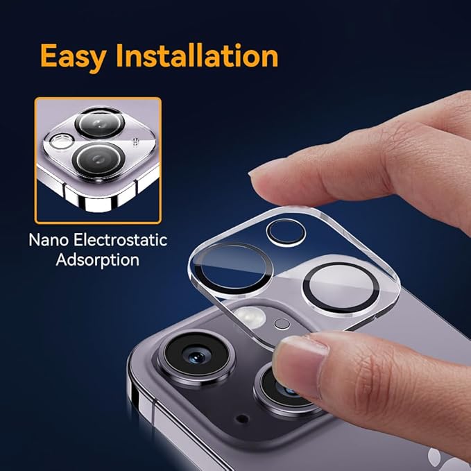 Camera Lens Protector for iPhone 13 6.1" / iPhone 13 Mini 5.4", 9H Tempered - Image 5