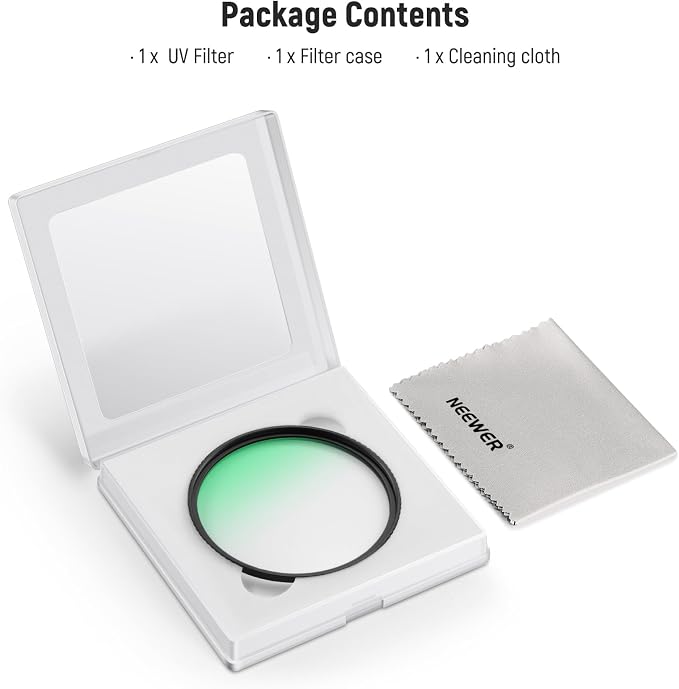 NEEWER 52mm MC UV Protection Filter 24 Layer Multi Resistant Nano Coatings/HD - Image 8