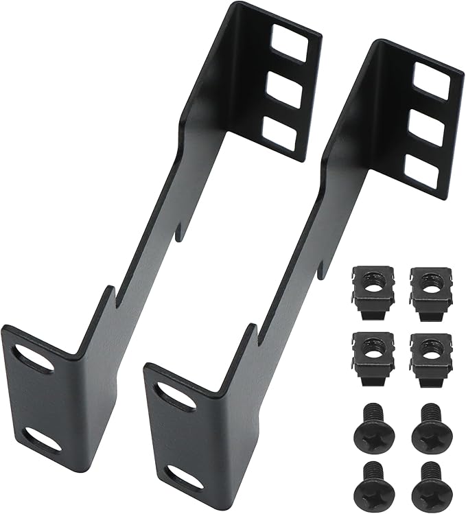 4 Pcs Server Rack Depth Extender, 1U Recessed Rack Extender Deep Mount Adapter - Image 7