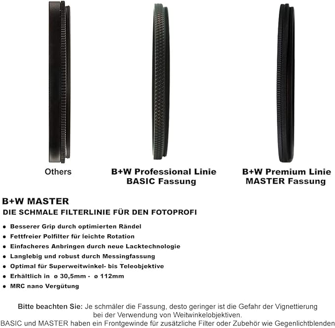 B+W 58mm Master Clear MRC Nano 007M Glass Filter - Image 7