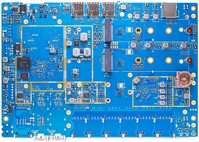youyeetoo BPI-R4 Pro 8X/4E WiFi 7 Router Board, 8GB DDR4 MT7988A Cortex-A73 - Image 8
