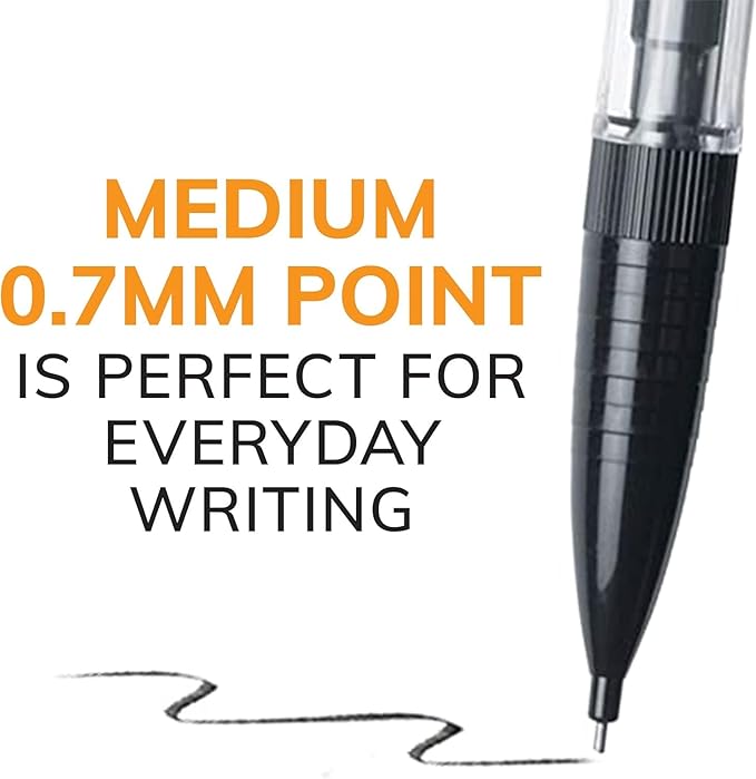 BIC Mechanical Pencils 0.7mm & 0.5mm, #2 EXTRA SMOOTH with Various Color Barrels - Two Assorted Sizes, 80 Pack