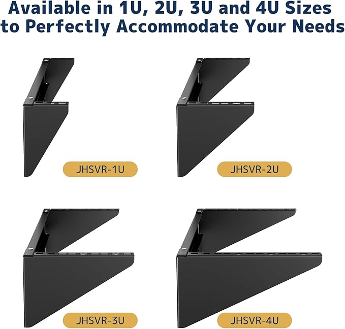 1U Vertical Wall-Mount Rack - Image 6