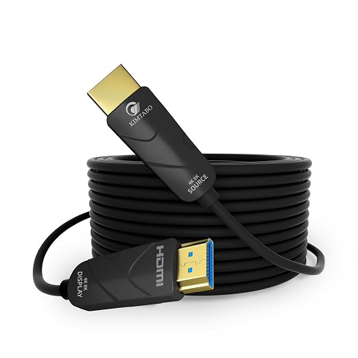 10K 8K 4K HDMI 2.1 Cable, CL3 Rated in Wall 48Gbps Ultra High Speed Cable 100 by KIMTABO