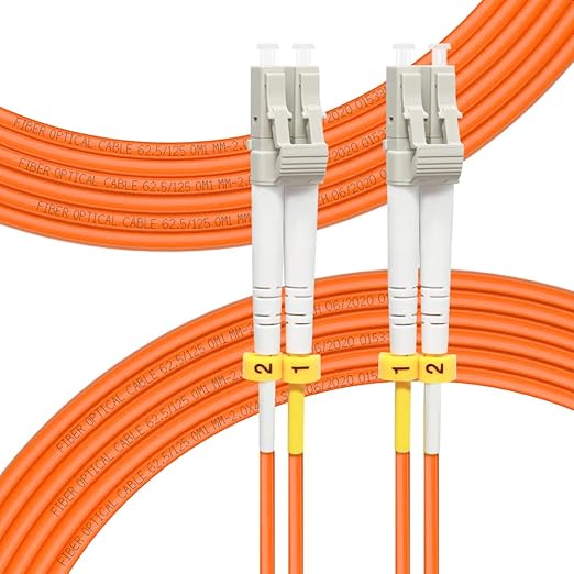 FLYPROFiber- 20M OM1 LC to LC Fiber Patch Cable, Length Options: 0.2m-100m by FLYPROFiber
