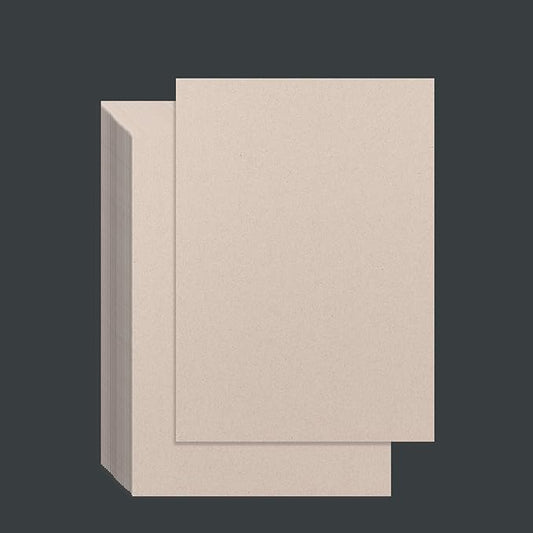 25 Pcs Book Board, Binder Board, Cover Board, Heavy Duty Chipboard for Book Binding, DIY Cardboard (Gray, A4 80PT)