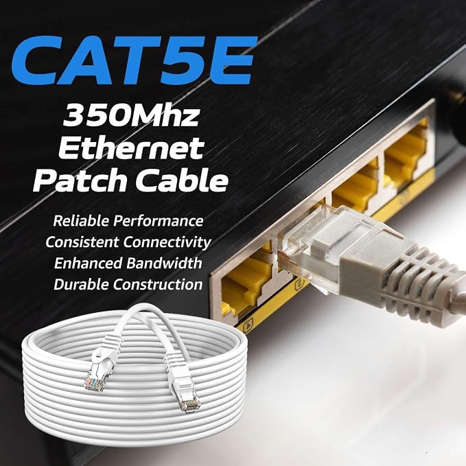 Cables Direct Online Cat5e 20FT Network Ethernet Patch Cable, 350Mhz Internet - Image 2