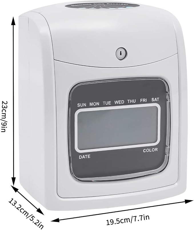 Starter Time Clock Bundle, Electronic Calculating Time Clock Employees in/Out - Image 4