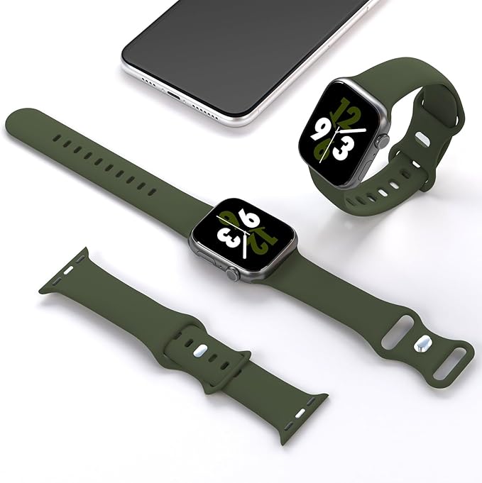 Sport Band Compatible with Apple Watch 38mm 40mm 41mm 42mm 44mm 45mm 46mm 49mm - Image 2