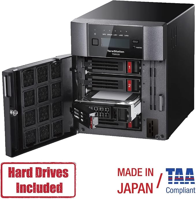 BUFFALO TeraStation 5420DN 4-Bay Business Desktop NAS 32TB - Image 5