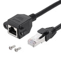 MECCANIXITY Cat6 Ethernet Extension Cable, 6.6Ft RJ45 Male to Female Screw by MECCANIXITY