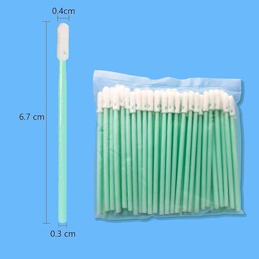 Round Foam Tip Swabs for Cleaning 2.5mm SC/ST Fiber Optic Connectors, Camera - Image 2