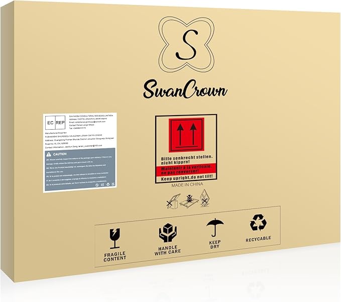 SWANCROWN Enclosed Bulletin Board Magnetic Dry Erase Noticeboard Lockable Display Boards White with Aluminium Frame 26x20inch(4xA4)