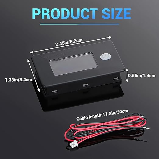 DROK 48v Golf Cart Battery Meter - Image 5