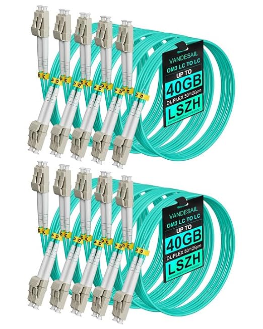 Fiber Patch Cable 1M 10Pack by VANDESAIL